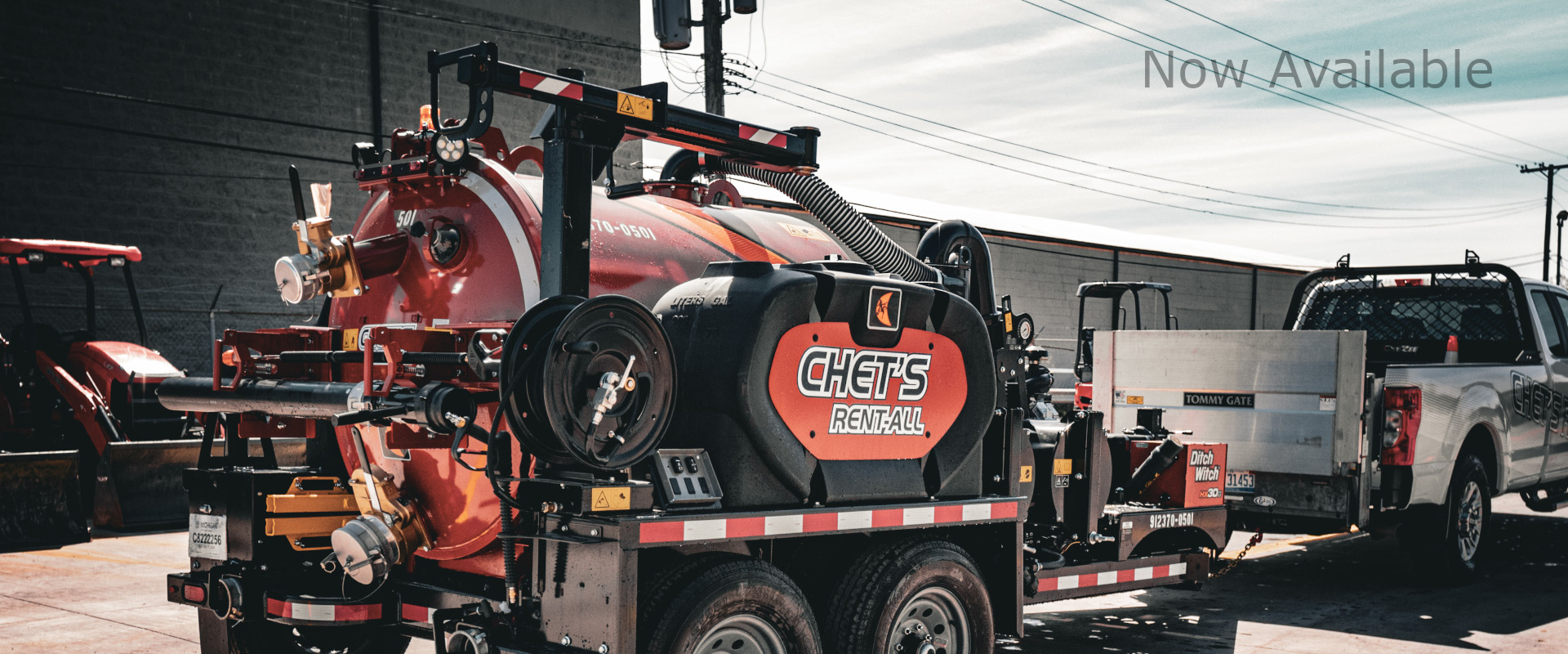 Chet's Rent-all Plymouth Equipment Rental fleet