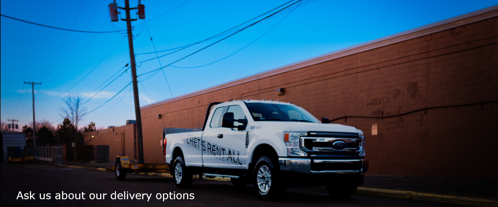 Chet's Rent-all Plymouth Equipment Rental fleet
